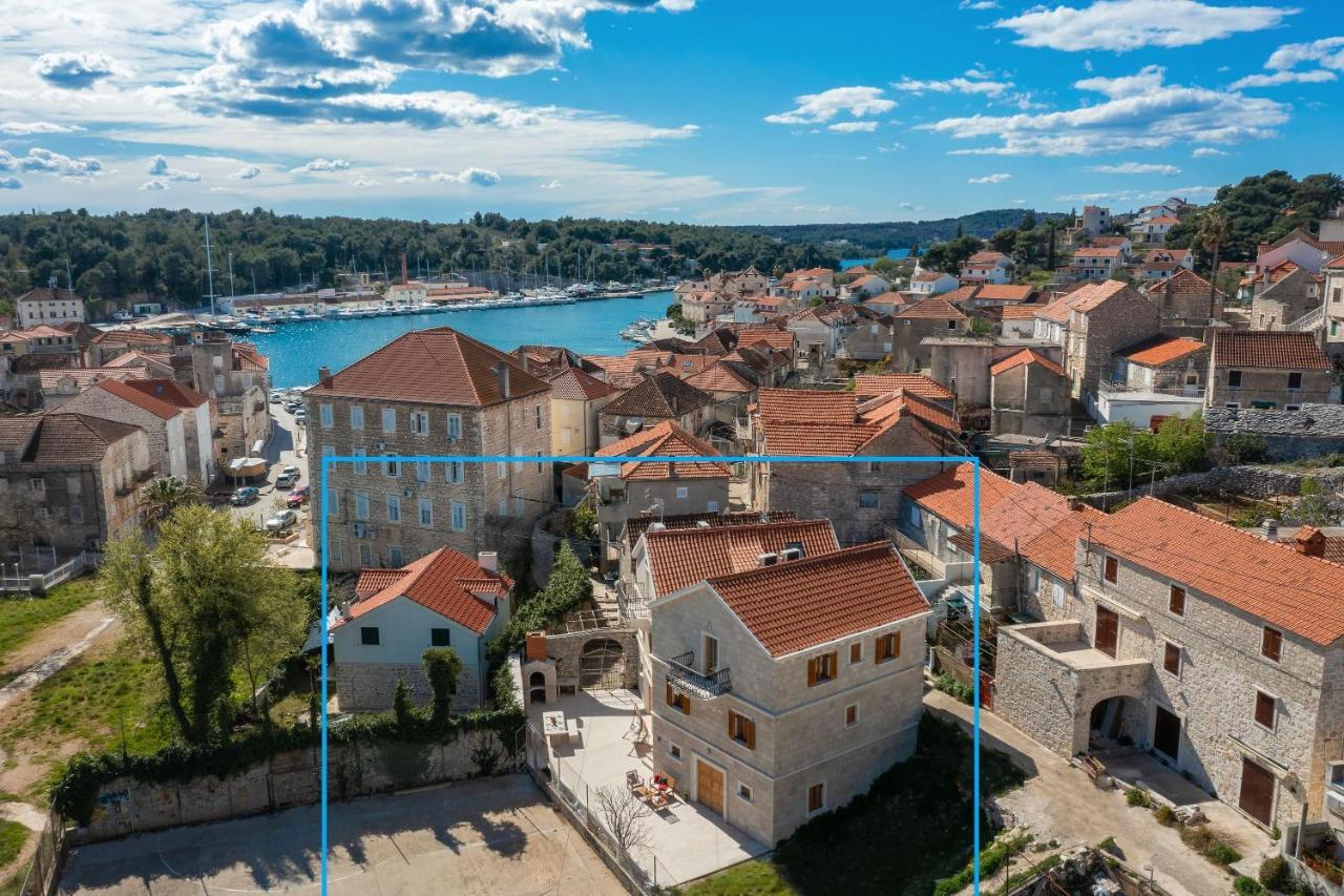 Luxury Stone Villa Nevija 2022 Private Villa ミルナ エクステリア 写真